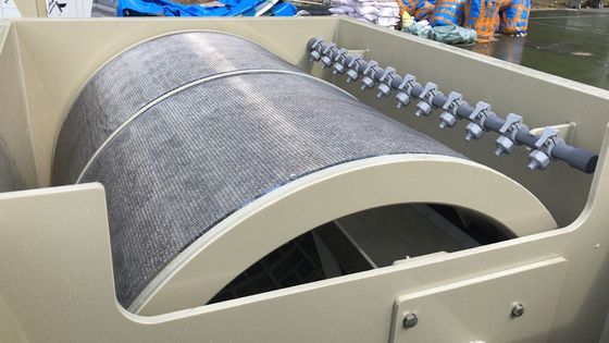Aquaculture RAS Fish Pond Micro Filtration Screen with Automatic Rotary Drum Filter