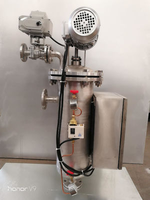 Silver Stainless Steel 304 Scraper Self Cleaning Filter for Water Treatment 500 kg