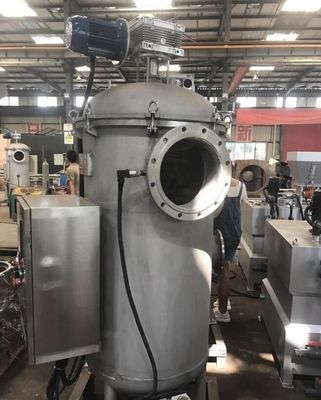 Silver Stainless Steel 304 Scraper Self Cleaning Filter for Water Treatment 500 kg