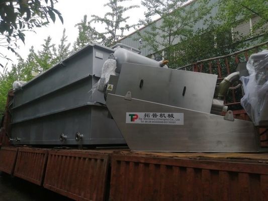 TPDL Wastewater Treatment Multi-Plate Screw Press for Stainless Steel 380V Dewatering