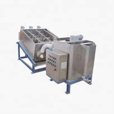 Water Treatment Automatic Continuous Volute Type Spiral Multi-Disk Sludge Dehydration